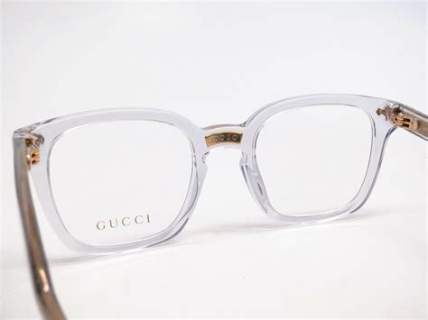 gucci eyeglasses clear|transparent Gucci glasses.